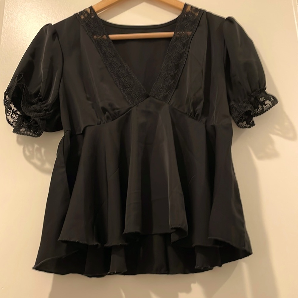 SHEIN Women Blouse/ Color - Black/Size - XS